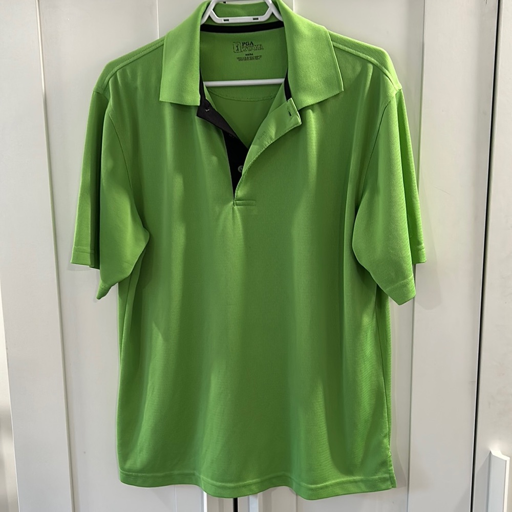 PGA Tour button neck golf shirt